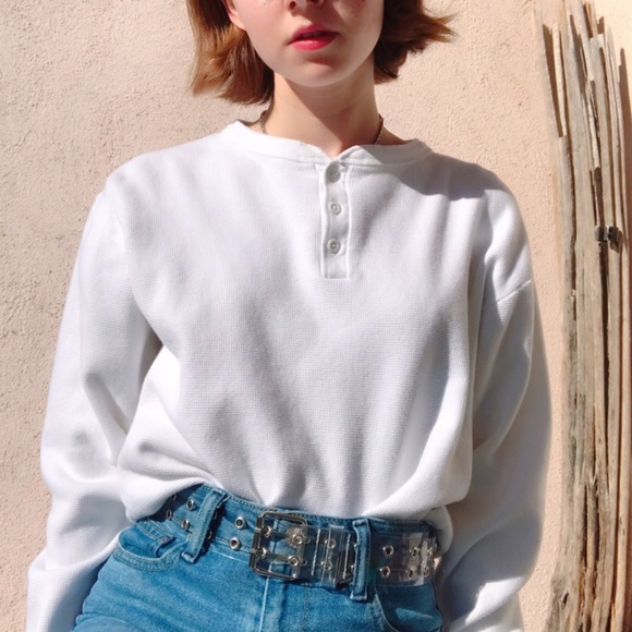 Brandy Melville Tops - NWT Brandy Melville Allie Long Sleeve Shirt White